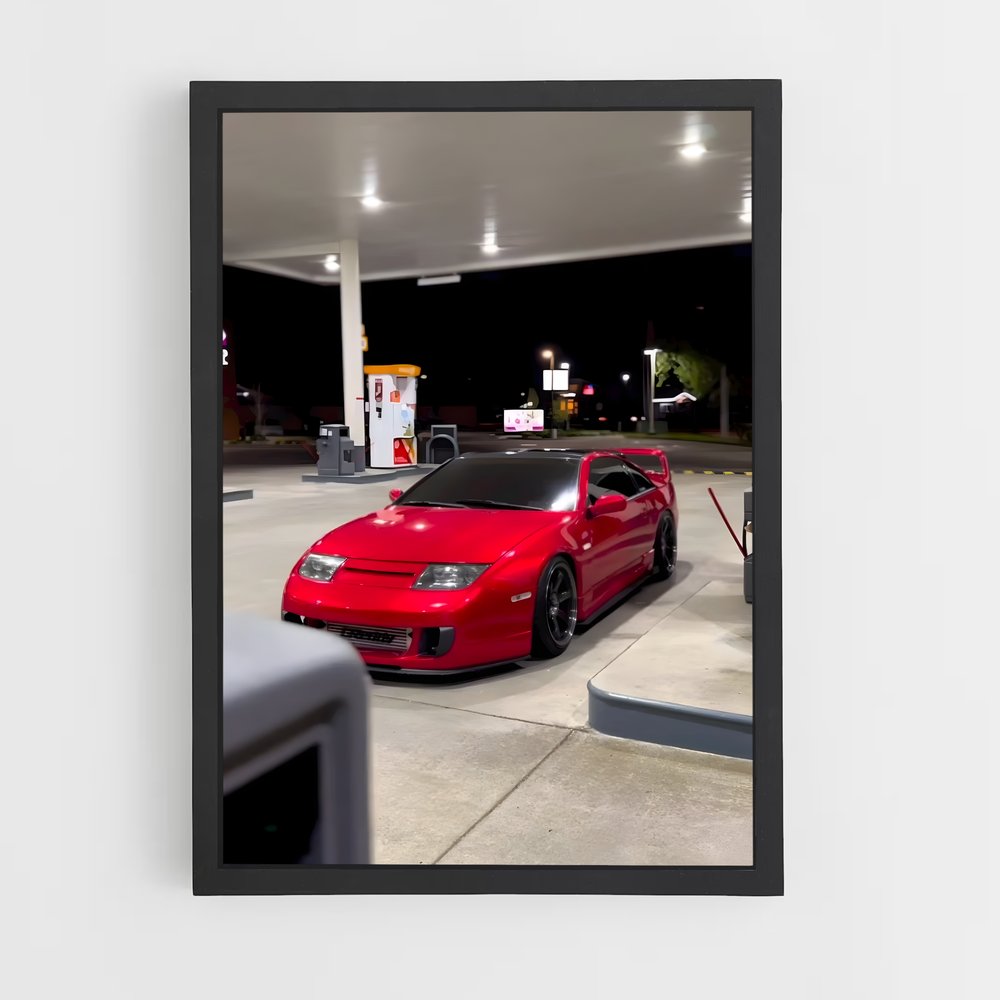 Poster zx twin turbo sophistiqué – affiche Nissan (vue 2)
